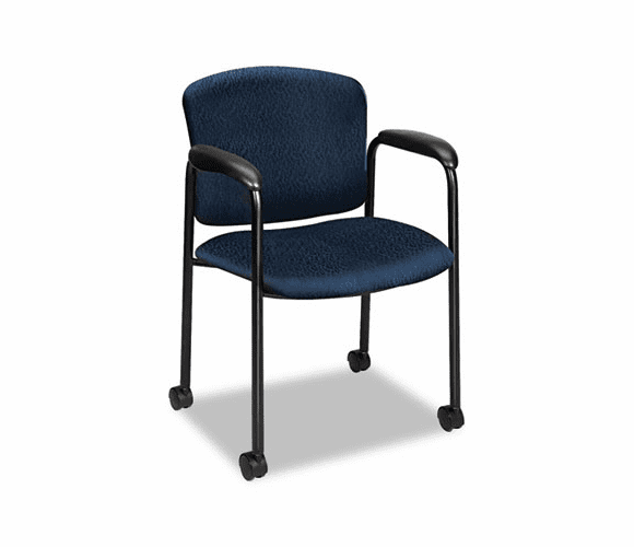 HON4615NT90T Tiempo Guest Arm Chair with Casters, Mariner By HON COMPANY