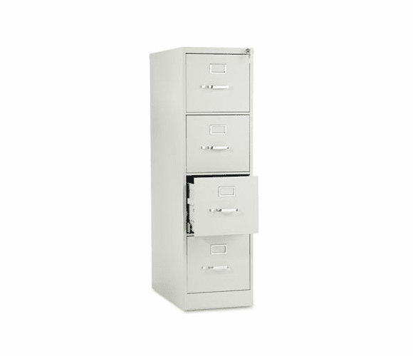 HON514PQ 510 Series Four-Drawer, Full-Suspension File, Letter, 52h x25d, Light Gray By HON COMPANY