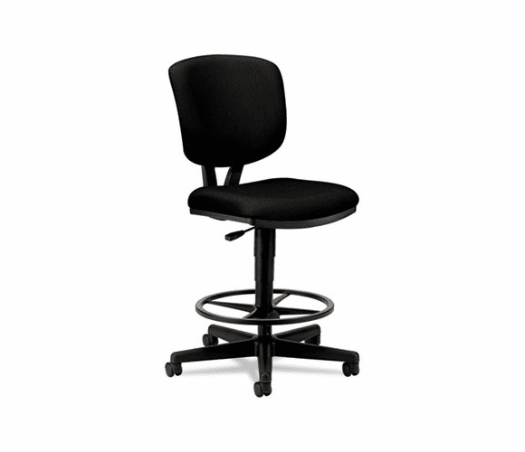 HON5705GA10T Volt Series Adjustable Task Stool, Black Fabric By HON COMPANY