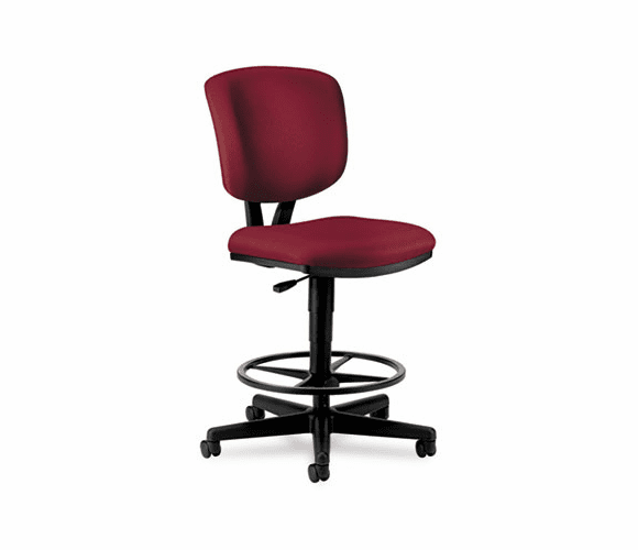 HON5705GA62T Volt Series Adjustable Task Stool, Burgundy Fabric By HON COMPANY