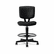 HON5705SB11T Volt Series Adjustable Task Stool, Black Leather By HON COMPANY