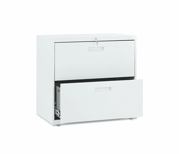 HON572LQ 500 Series Two-Drawer Lateral File, 30w x28-3/8h x19-1/4d, Light Gray By HON COMPANY