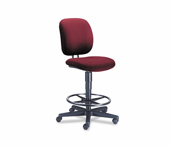 HON5905AB62T ComforTask Task Swivel Stool, Burgundy By HON COMPANY