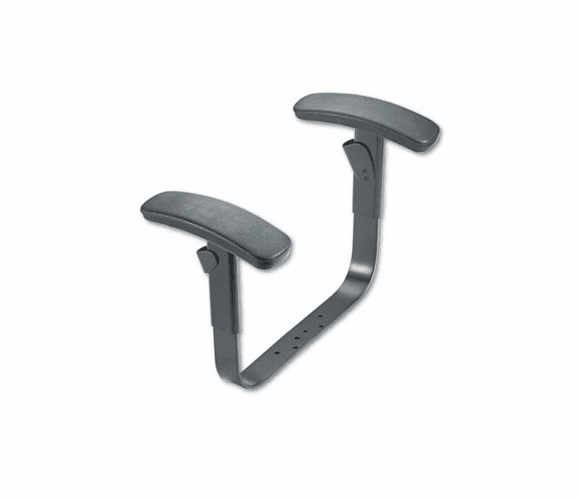 HON5995T Height-Adjustable T-Arms for ComforTask Series Swivel Task Chairs, Black By HON COMPANY