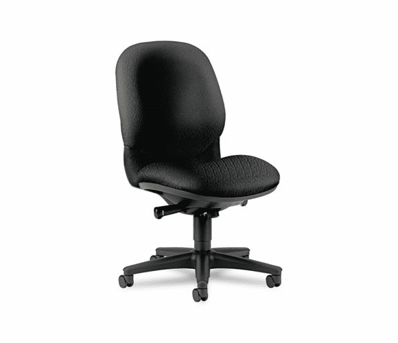 HON6003NT10T Sensible Seating High-Back Pneumatic Swivel Chair, Black By HON COMPANY