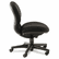 HON6005NT10T Sensible Seating Mid-Back Pneumatic Swivel Chair, Black By HON COMPANY