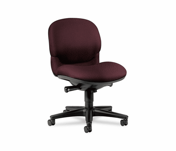 HON6005NT69T Sensible Seating Mid-Back Pneumatic Swivel Chair, Wine By HON COMPANY