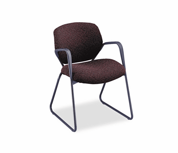 HON6216BW69T Resolution 6200 Series Guest Arm Chair, Sled Base, Claret Burgundy Fabric By HON COMPANY