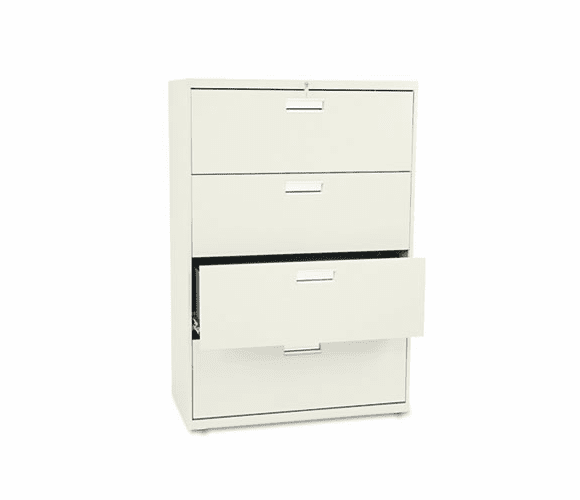 HON684LL 600 Series Four-Drawer Lateral File, 36w x19-1/4d, Putty By HON COMPANY