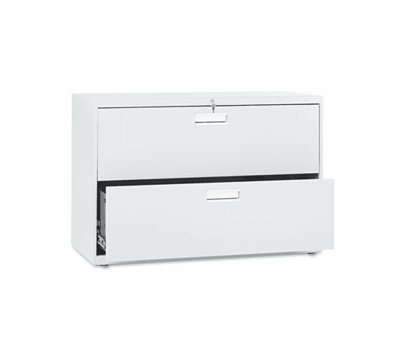 HON692LQ 600 Series Two-Drawer Lateral File, 42w x19-1/4d, Light Gray By HON COMPANY