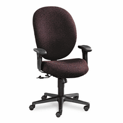 HON7602BW69T Unanimous High-Back Task Chair, Claret Burgundy Fabric By HON COMPANY