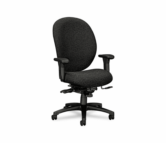 HON7608BW19T Unanimous High-Performance High-Back Executive Chair, Iron Gray Fabric By HON COMPANY