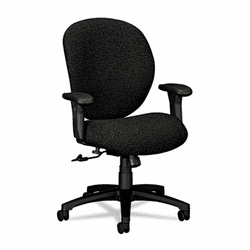 HON7622BW19T Unanimous Mid-Back Task Chair, Iron Gray Fabric By HON COMPANY