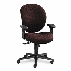 HON7622BW69T Unanimous Mid-Back Task Chair, Claret Burgundy Fabric By HON COMPANY