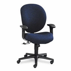 HON7622BW90T Unanimous Mid-Back Task Chair, Navy Blue Fabric By HON COMPANY