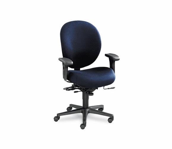 HON7628BW90T Unanimous High-Performance Mid-Back Task Chair, Navy Blue Fabric By HON COMPANY