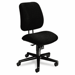 HON7702AB10T 7700 Series Swivel Task chair, Mid-Range Knee-Tilt, Black By HON COMPANY