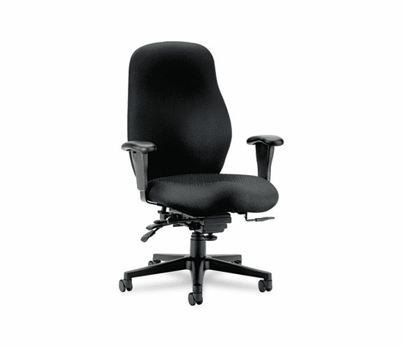 HON7808NT10T 7800 Series High-Performance High-Back Executive/Task Chair, Tectonic Black By HON COMPANY