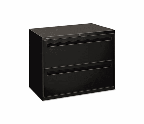 HON782LP 700 Series Two-Drawer Lateral File, 36w x 19-1/4d, Black By HON COMPANY