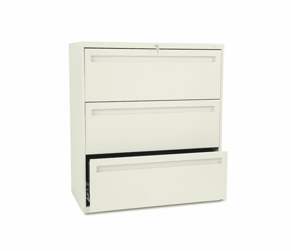 HON783LL 700 Series Three-Drawer Lateral File, 36w x 19-1/4d, Putty By HON COMPANY