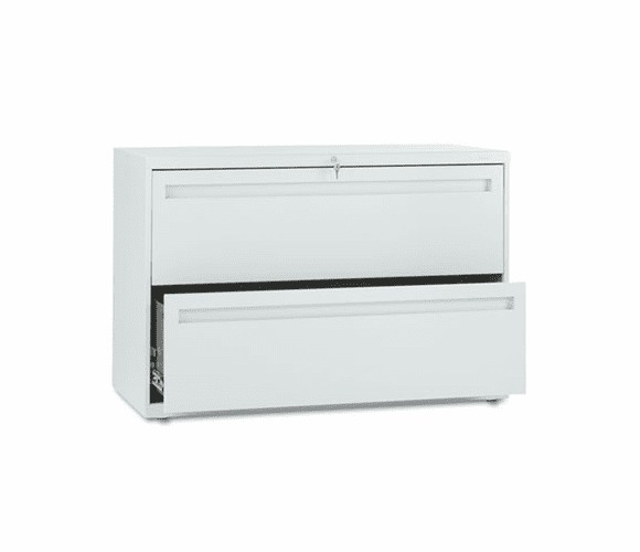 HON792LQ 700 Series Two-Drawer Lateral File, 42w x 19-1/4d, Light Gray By HON COMPANY