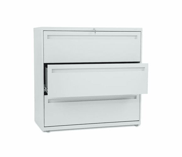 HON793LQ 700 Series Three-Drawer Lateral File, 42w x 19-1/4d, Light Gray By HON COMPANY