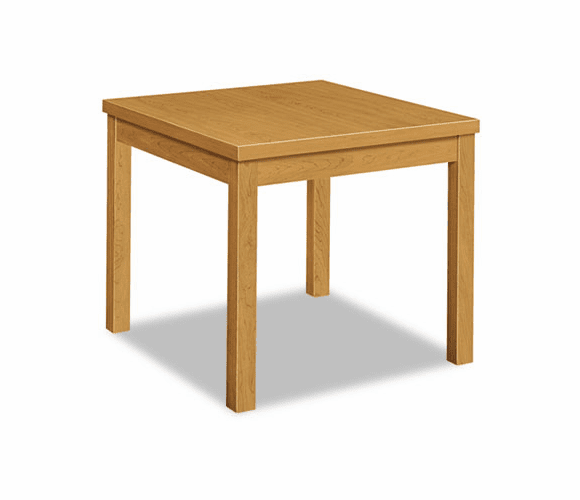 HON80192CC Laminate Occasional Table, Square, 24w x 24d x 20h, Harvest By HON COMPANY