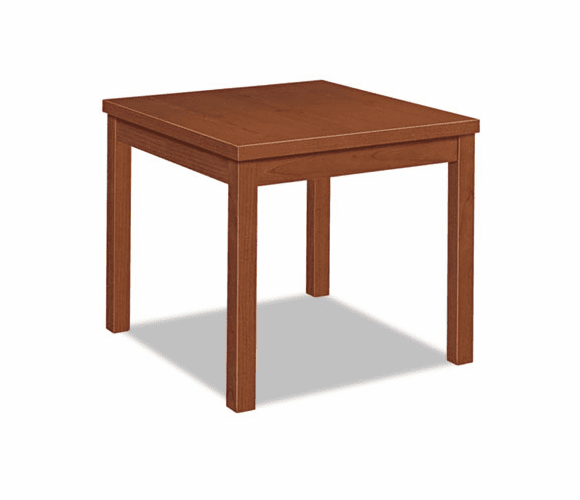 HON80192JJ Laminate Occasional Table, Square, 24w x 24d x 20h, Henna Cherry By HON COMPANY