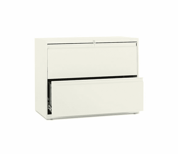 HON882LL 800 Series Two-Drawer Lateral File, 36w x 19-1/4d x 28-3/8h, Putty By HON COMPANY