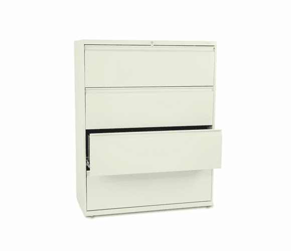HON894LL 800 Series Four-Drawer Lateral File, 42w x 19-1/4d x 53-1/4h, Putty By HON COMPANY