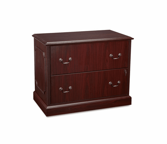 HON94223N 94000 Series Two-Drawer Lateral File, 37-1/2w x 20-1/2d x 29-1/2h, Mahogany By HON COMPANY