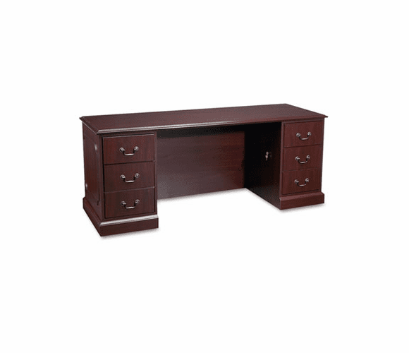 HON94243NN 94000 Series Kneespace Credenza, 72w x 24d x 29-1/2h, Mahogany By HON COMPANY