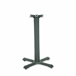 HONBBX22P Single Column Cast Iron Base, 22w x 22d x 27-7/8h, Black By HON COMPANY