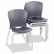 HONCL414PCE11C Accomplish Chairs, 18 x 17-1/4 x 26-5/8, Lava, 4/Carton By HON COMPANY