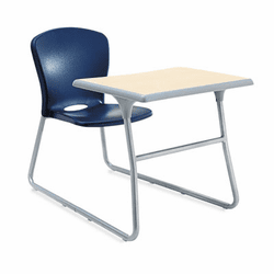 HONCL71HPBDD91C Desk/Chair Combo, 26w x 40-3/4d x 26h, Maple/Navy Blue Seat By HON COMPANY