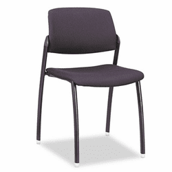 HONFG07NT10 F3 Series Armless Guest Chair, Black Upholstery By HON COMPANY