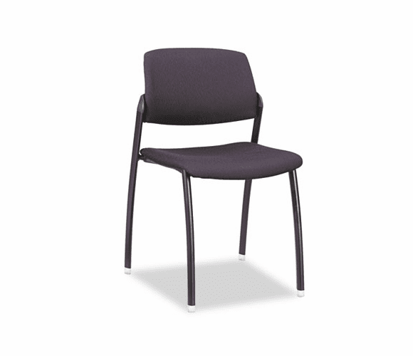 HONFG07NT10 F3 Series Armless Guest Chair, Black Upholstery By HON COMPANY