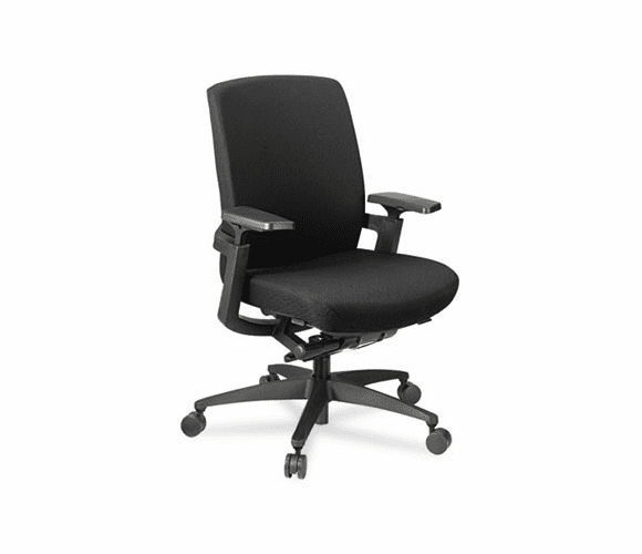 HONFW04NT10 F3 Series Synchro-Tilt Work Chair, Black Upholstery By HON COMPANY
