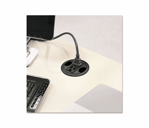 HONGRMTACX AC Power Hub, 3-Inch Diameter, Black By HON COMPANY