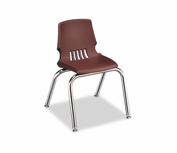 HONH101465Y Proficiency Student Shell Chair, 14" Seat Height, Garnet Shell, 4/Carton By HON COMPANY