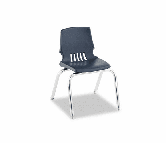 HONH101491Y Proficiency Student Shell Chair, 14" Seat Height, Navy Shell, 4/Carton By HON COMPANY