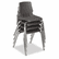 HONH101611Y Proficiency Student Shell Chair, 16" Seat Height, Lava Shell, 4/Carton By HON COMPANY