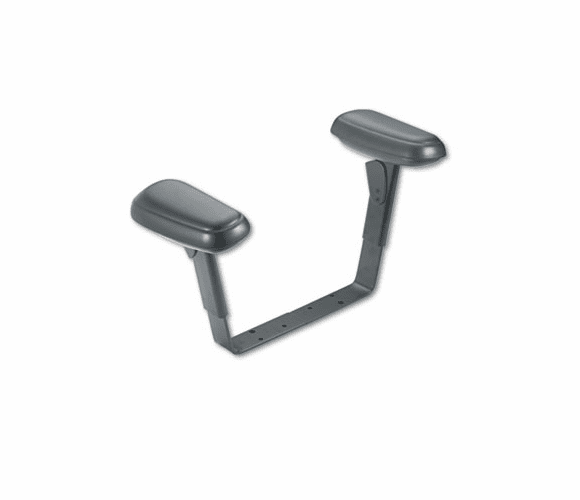 HONHGL105T Height-Adjustable T-Bar Arms for 7700 Series Task Chairs, Black By HON COMPANY