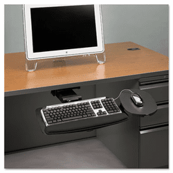 HONHKB800P Bravo Articulating Keyboard/Mouse Platform, Ball-Bearing Glide, 20-3/4x11, Black By HON COMPANY