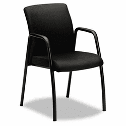 HONIG107NT10 Ignition Series Guest Chair with Arms, Black Fabric Upholstery By HON COMPANY