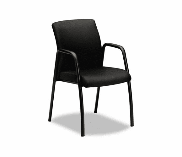 HONIG107NT10 Ignition Series Guest Chair with Arms, Black Fabric Upholstery By HON COMPANY