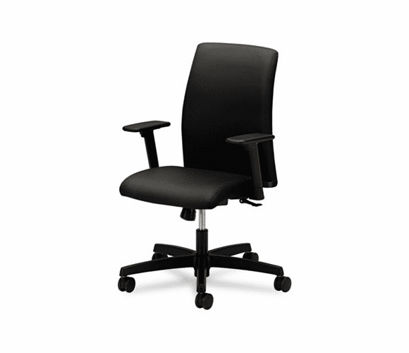 HONIT105NT10 Ignition Series Low-Back Task Chair, Black Fabric Upholstery By HON COMPANY