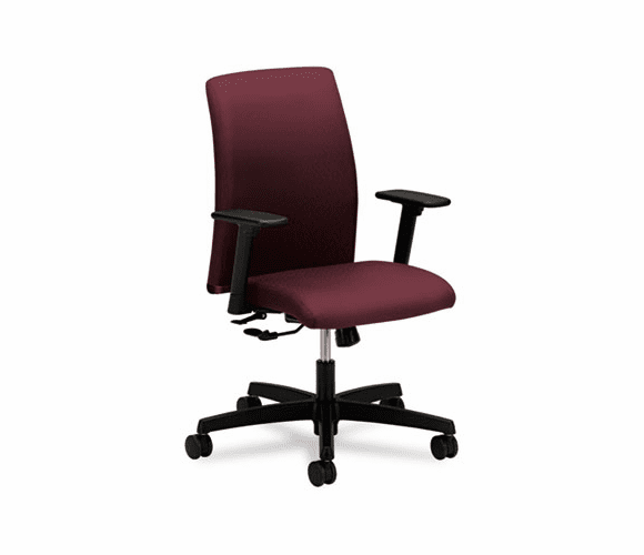 HONIT105NT69 Ignition Series Low-Back Task Chair, Wine Fabric Upholstery By HON COMPANY