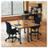 HONM3072GCS Huddle Multipurpose Rectangular Top w/Grommets, 72w x 30d, Harvest/Charcoal By HON COMPANY