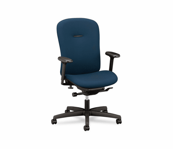 HONMA103NT90 Mirus Series Mid-Back Synchro-Tilt Chair, Mariner Fabric Upholstery By HON COMPANY